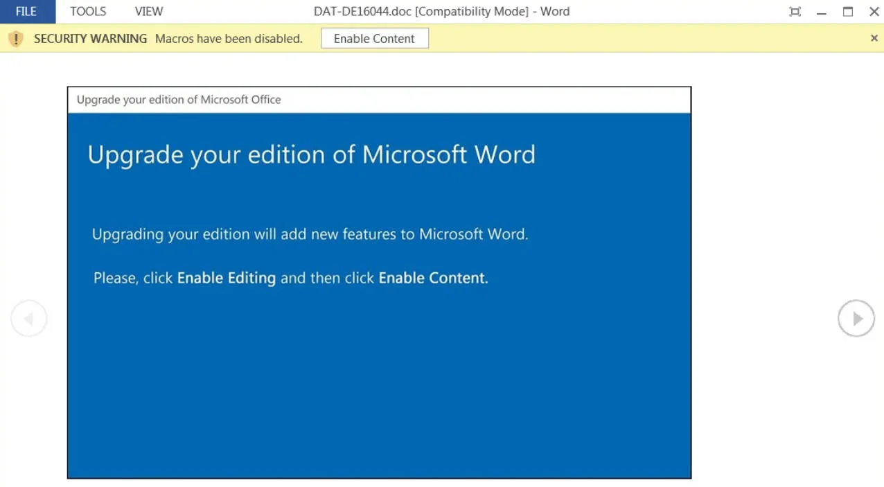 Emotet se camufla como una actualización de Microsoft Word 51 Emotec