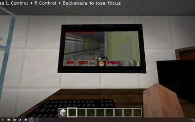 Inception: Construyen una PC funcional en Minecraft que corre Windows 95 y Doom